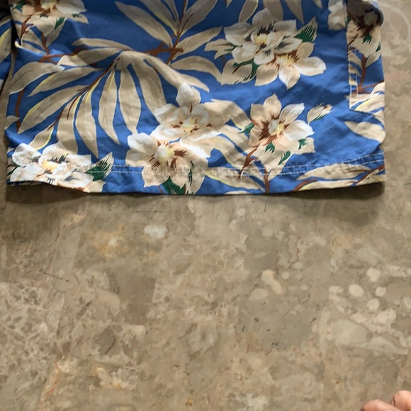 Chaps Est. 1978 Men's Blue Floral Multi Swim Trunks XXL J427 - Picture 9 of 15